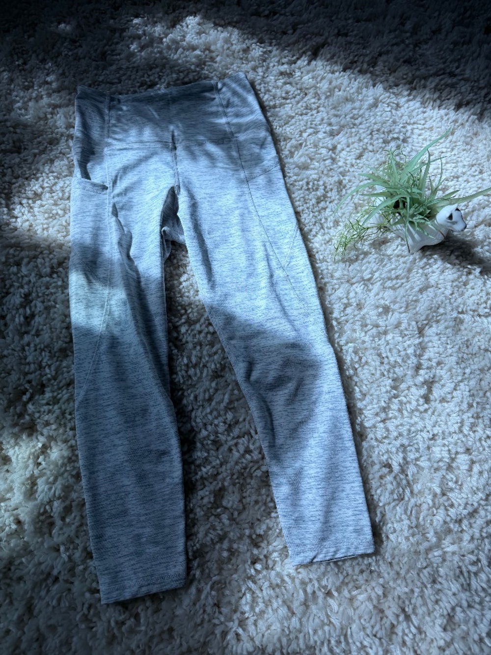 Soft light heather Light Heather Gray XS pocketed sporty gym athletic thick whit